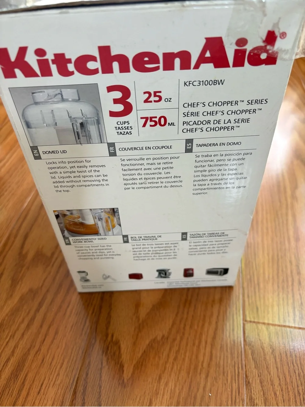 KitchenAid 3 Cup Food Chopper in Blue